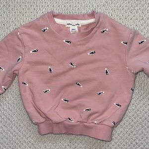 MILES Pink Graphic Sweatshirt - NWOT size 9mo